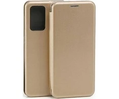 Beline Book Magnetic Oppo Reno 7 dėklas telefonui aukso spalvos