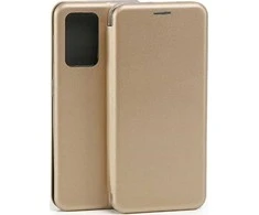 Beline Book Magnetic Oppo Reno 7 dėklas telefonui aukso spalvos