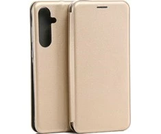 Beline Book Magnetic Samsung Galaxy A55 A556 dėklas telefonui aukso spalvos