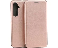 Dėklas Beline Book Magnetic Samsung A55 A556 rožinė-auksinė/rose auksinis