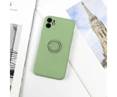 Beline Silikoninis Ring Apple iPhone 12 mini dėklas telefonui žalios spalvos