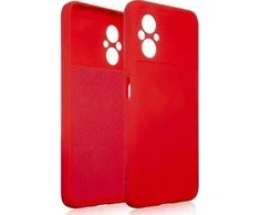 Beline Silikoninis Xiaomi Poco M5 dėklas telefonui raudonos spalvos