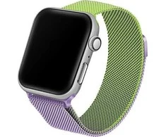 Beline apyrankė Apple Watch Steel 38/40/41mm žalios ir violetinės spalvos
