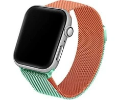 Beline apyrankė Apple Watch Steel 38/40/41mm žalios ir oranžinės spalvos