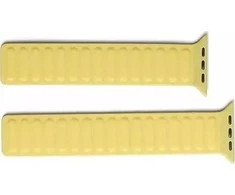 Beline apyrankė Apple Watch Magnetic 38/40/41mm geltonos spalvos
