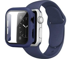 Beline apyrankė Apple Watch Steel 42/44/45/49mm mėlynos ir aukso spalvos