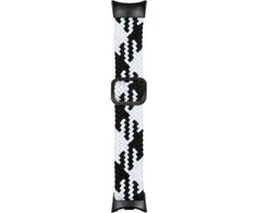 Beline apyrankė Mi Band 9/8 Textile juodos ir baltos spalvos