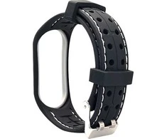 Beline apyrankė Mi Band 3/4 Smart juodos ir baltos spalvos