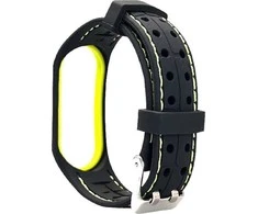 Beline apyrankė Mi Band 7 Smart juodos ir laimo spalvos