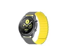 Beline apyrankė Watch 20mm Magnetic pilkos ir geltonos spalvos