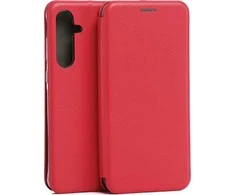 Beline dėklas Book Magnetic Samsung A55 A556 raudonos spalvos