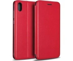 Beline dėklas Book Magnetic Redmi 9A raudonos spalvos