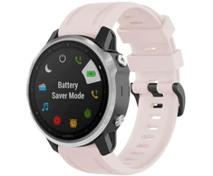 Dirželis Beline Silicone do Garmin Fenix 8/Fenix 7S/Fenix 6S/Fenix 5S/mk3/mk3i/Instinct 2S rožinė