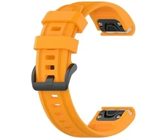 Dirželis Beline Silicone do Garmin Fenix 8/Fenix 7S/Fenix 6S/Fenix 5S/mk3/mk3i/Instinct 2S oranžinė