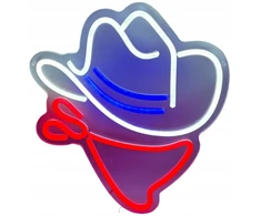 Lubinis šviestuvas Neon Beline Light Cowboy
