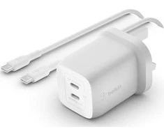 Nešiojamo Kompiuterio Įkroviklis - Belkin WCH013VF2MWH-B6 Baltas AC Greito Įkrovimo.
