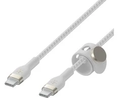 Belkin Flex USB-C/USB-C iki 60W 3m, baltas CAB011bt3MWH
