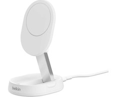 Belkin Įkroviklis magnetyczna, Qi2 15W, rozkładana, maitinimo šaltinis 20W, balta