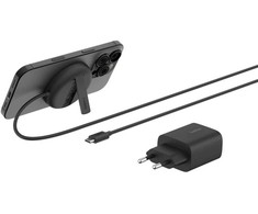 Belkin Įkroviklis magnetyczna, Qi2 15W, rozkładana, maitinimo šaltinis 20W, juoda