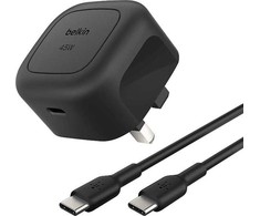 Įkroviklis Belkin BoostCharge USB-C PD PPS 1 45 W (WCA013KQ1MBK-B6)