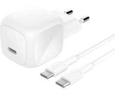Įkroviklis Belkin BoostCharge USB-C 45 W (WCA013KQ1MWH-B6)