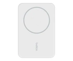 Nešiojama Baterija - Belkin 5000 mAh Belaidis Įkroviklis, Balta