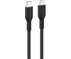 Belkin USB-C/Micro-USB kabelis 1 m pintas juodas CAB026hq1MBK