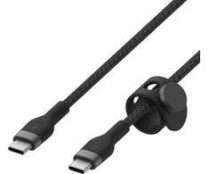 Belkin CAB011bt2MBK BOOST CHARGE™ USB-C į USB-C 2.0 silikoninis pintas 2m juodas