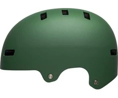 Bell BELL LOCAL bmx šalmas. Šalmo dydis: L (59–61,5 cm). Pasirinkite spalvą: matinė tamsiai žalia.