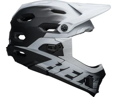 Bell BELL SUPER DH viso veido šalmas Šalmo dydis: M(55-59 cm), Pasirinkite spalvą: Matinė Juoda Balta