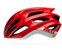 BELL FORMULA MIPS plento šalmas Šalmo dydis: M (55-59 cm), Pasirinkite spalvą: Matinis blizgus raudonas baltas