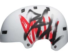 Bell Šalmas bmx BELL Lokali matinė balta raštinė roz. M (55-59 cm)