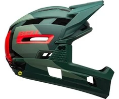 Bell Helm Full face Super Air R Pips Sferinis matinis blizgus žalias infraraudonųjų spindulių dydis S (5256 cm)