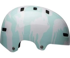 Bell Kask juniorski BELL SPAN Rozmiar kasku: XS(49-53 cm), Wybierz spalva: Ravine Gloss Baltas Mėlyna
