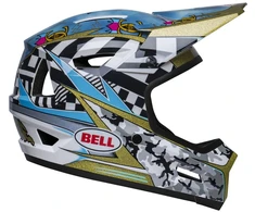 Bell Kask visas veidas BELL SANCTION 2 DLX MIPS caiden 24 blizgus juodas baltas rožinis. XL (59–61 cm) (NAUJIENA, 2024 m.) (RIBOTAS LEIDIMAS)