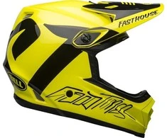 Bell Padėti visą veidą BELL FULL-9 FUSION MITS Fasthouse blizgesys hi- viz juoda roz. M (55-57 cm) (NEW)