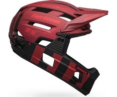 Bell Šalčio pilnas veidas BELL SUPER AIR RMOS SPHERIFINĖ matinė raudona juoda židinio roz. L (59-63 cm) (NEW)
