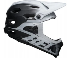 Bell Kask viso veido BELL SUPER DH MIPS SPHERICAL matinis juodas baltas rožinis. L (59-63 cm) (NAUJA)