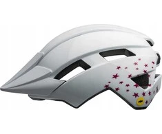 Bell Vaikiškas šalmas BELL SIDETRACK II INTEGRATED MIPS baltų žvaigždučių dydis. Universalus (47–54 cm) (NAUJAS)