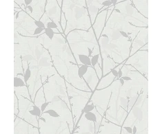 Bell WALLPAPER 122433 BELLE Baltas/Sidabrinis