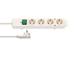 Bellight Bikuva.lt Elektros ilgiklis 4 lizdai 5m su įžeminimu ir jungikliu