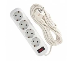 Bellight Bikuva.lt Elektros ilgiklis 4 lizdai 5m su įžeminimu ir jungikliu