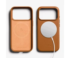 Bellroy Odinis dėklas - etui, skirtas iPhone 18 Pro / 17 Pro, suderinamas su MagSafe (karamelės spalvos) (PCXM-TAN-139)