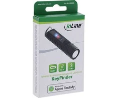 Bemko „InLine® KeyFinder“ – išmanusis raktų pakabukas su LED lempute, 300 mAh, IP65