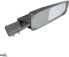 Bemko 50W LED gatvės šviestuvas JAGER, pilkas, 4000K, IP66, 120°