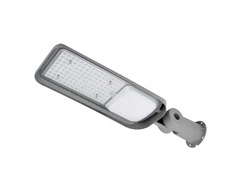 Bemko 100W LED gatvės šviestuvas su šviesos jutikliu JAZMIN, šviesiai pilkas, 4000K, IP65, 140°x70°