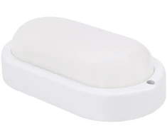 Lubinis šviestuvas Bemko 8W LED plafonas KANLO, baltas, 4000K, IP54, 120°, su judesio davikliu