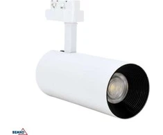 Bemko 24W LED akcentinis šviestuvas į 1 fazės bėgelį VERKO, baltas, 3000K