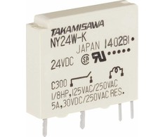 Benedict Takamisawa NY-24W-K-IE kištukas 24 V/DC 5 A 1 x shuttekontakt 1 stk
