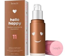 „Benefit Hello Happy“ skaistinamasis skystas makiažo pagrindas „11 Dark Neutral SPF 15“, 30 ml